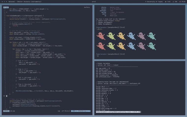 Tiled-Wmderland-Lightweight-Tiling-Window-Manager